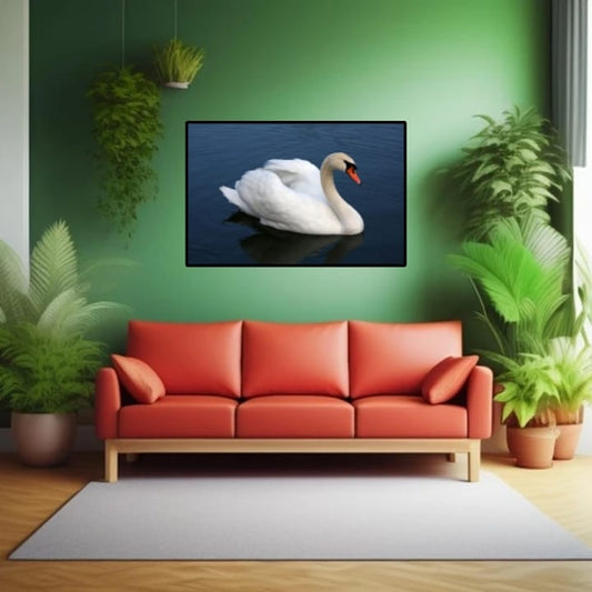 White Flemingo Print