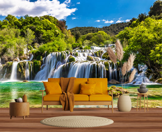 Waterfall customized wallpaper
