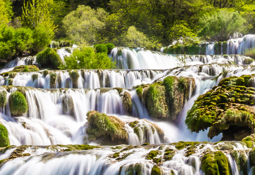 Waterfall customized wallpaper