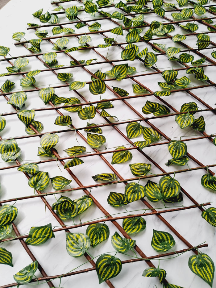 Artificial Expandable Green Leaves Pannel