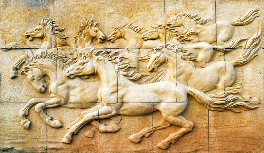 Running Horse Mural Wallpaper