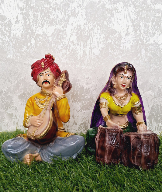 Rajasthani Couple Music Set 0f 2