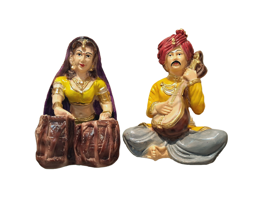 Rajasthani Couple Music Set 0f 2