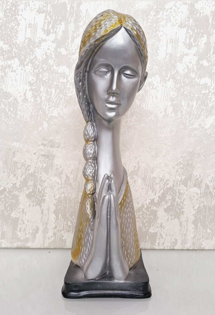 Welcome Leady Face Silver Coat