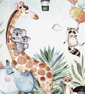 Jungle Animal Wallpaper for Kids' Room Decor - Tropical Wallpaper for Children