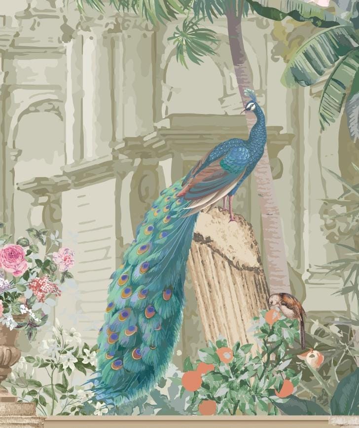 Classic Roman Garden Wallpaper