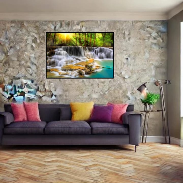 Waterfall Painting In Vastu shastra