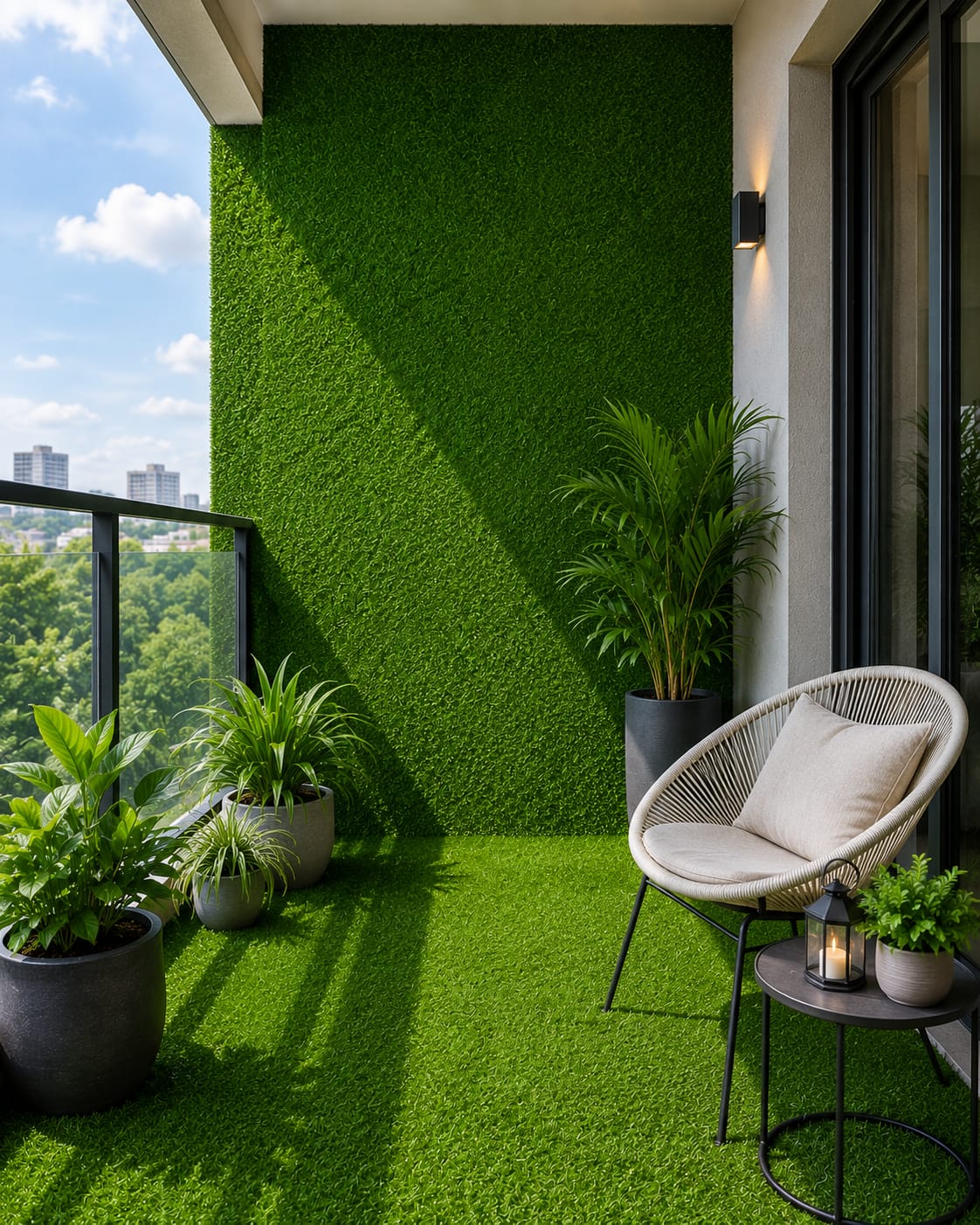 home high density Artficial Grass mat for lawn,Graden,balcony,outdoor & indoor UV resistant