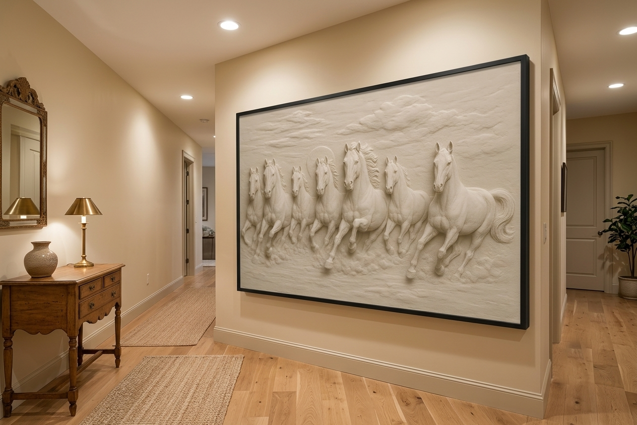 Mural 7 Running Horse Wall Art