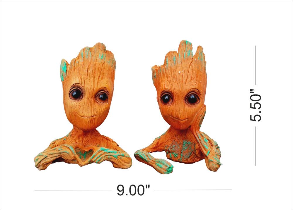 Groot Figure Planters set of 2