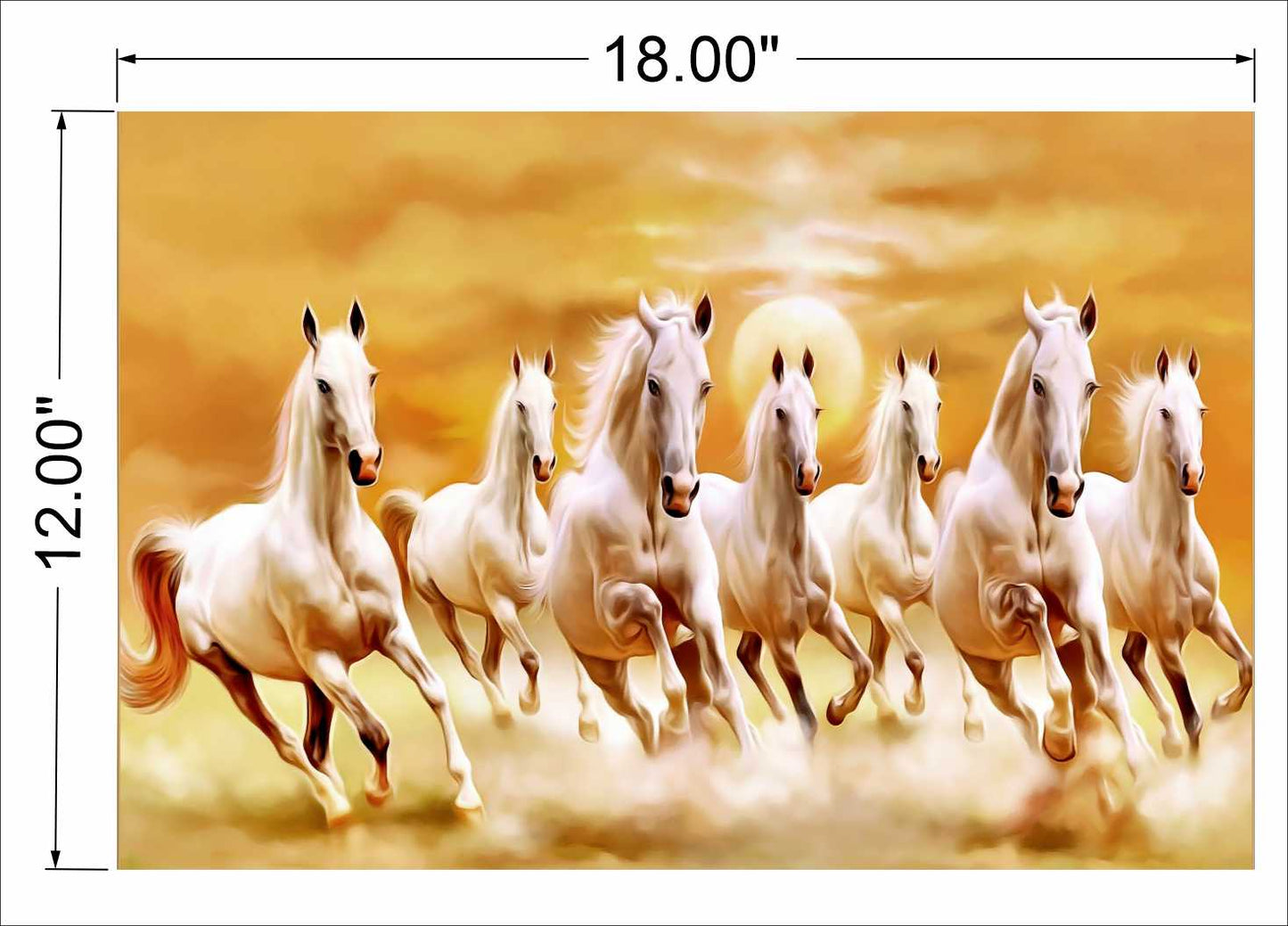 flip 7 horses running on soil