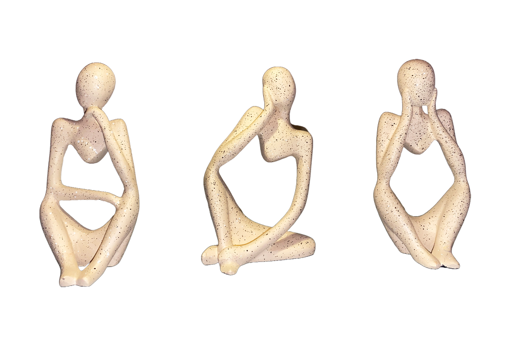 Modern Art Human Figure Set of 3