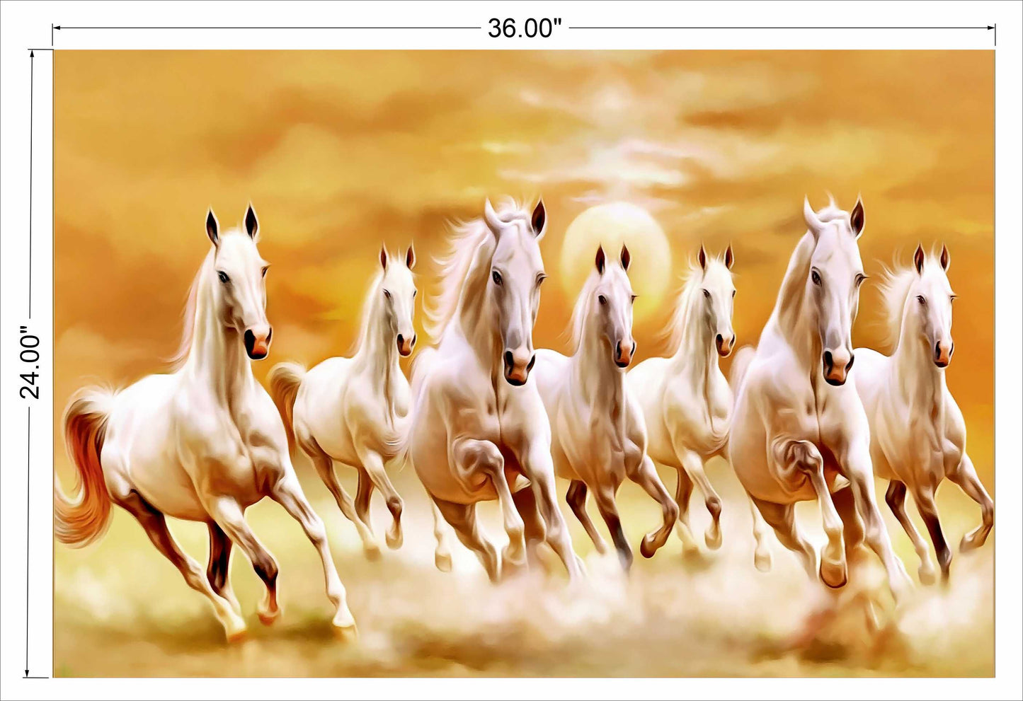 flip 7 horses running on soil