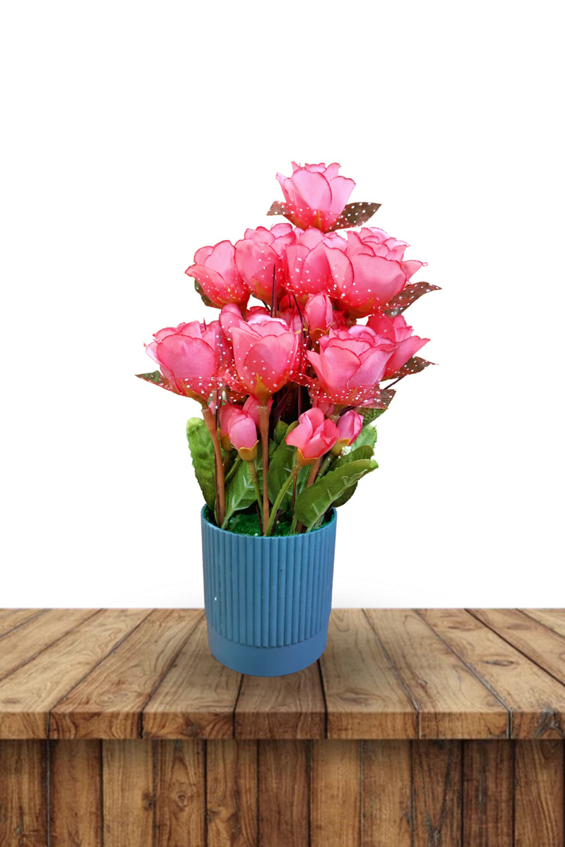 Antique Plastic  Base Tulip Flower Pot