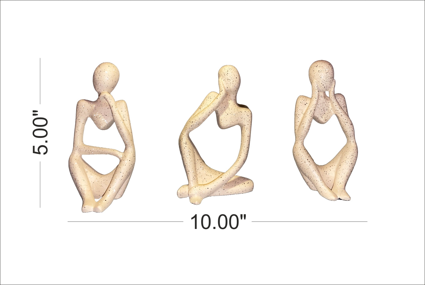 Modern Art Human Figure Set of 3