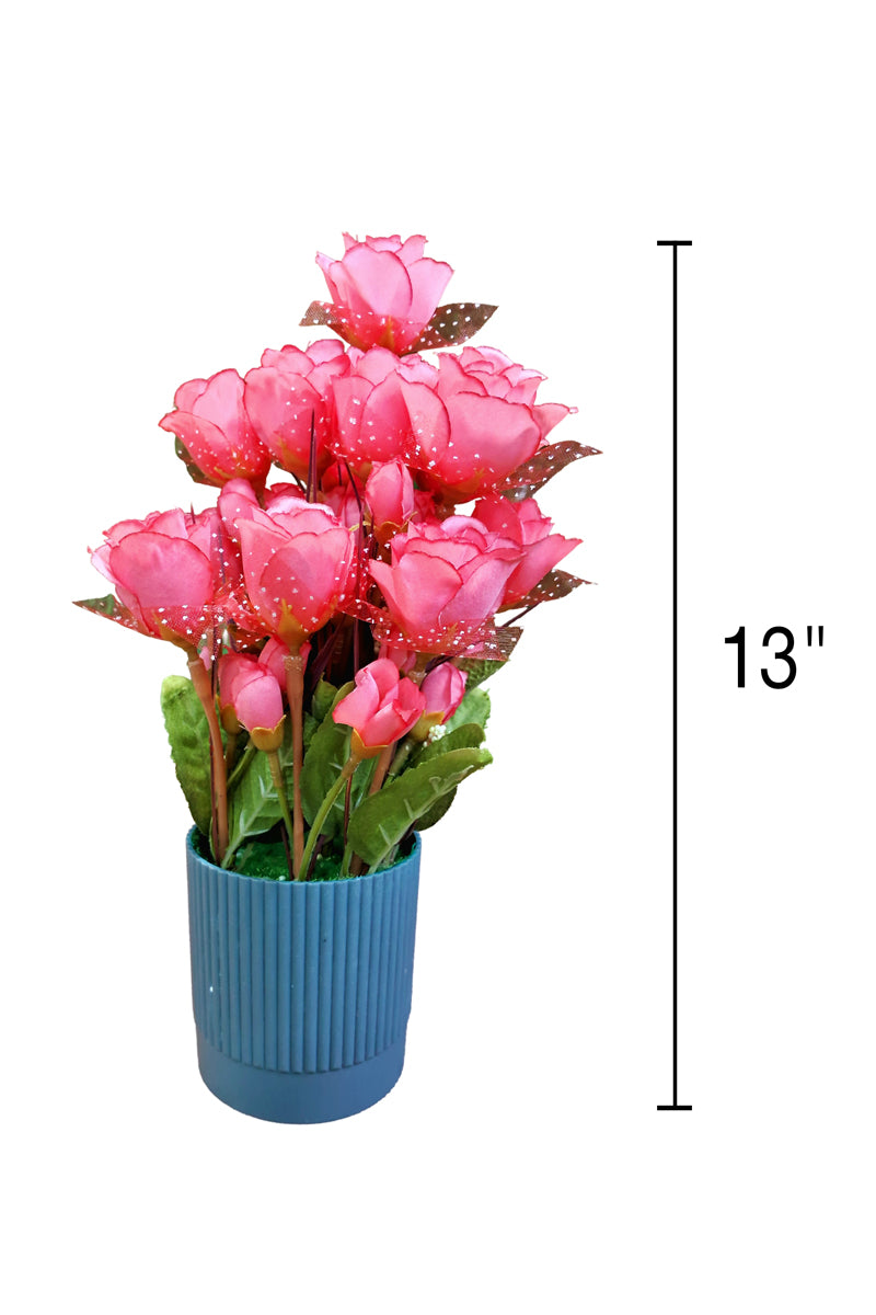 Antique Plastic  Base Tulip Flower Pot