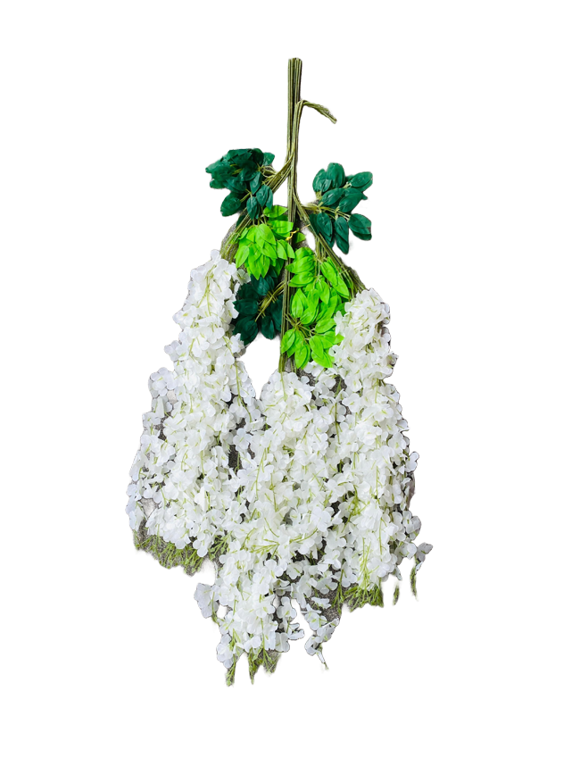 Hanging Leaves-White