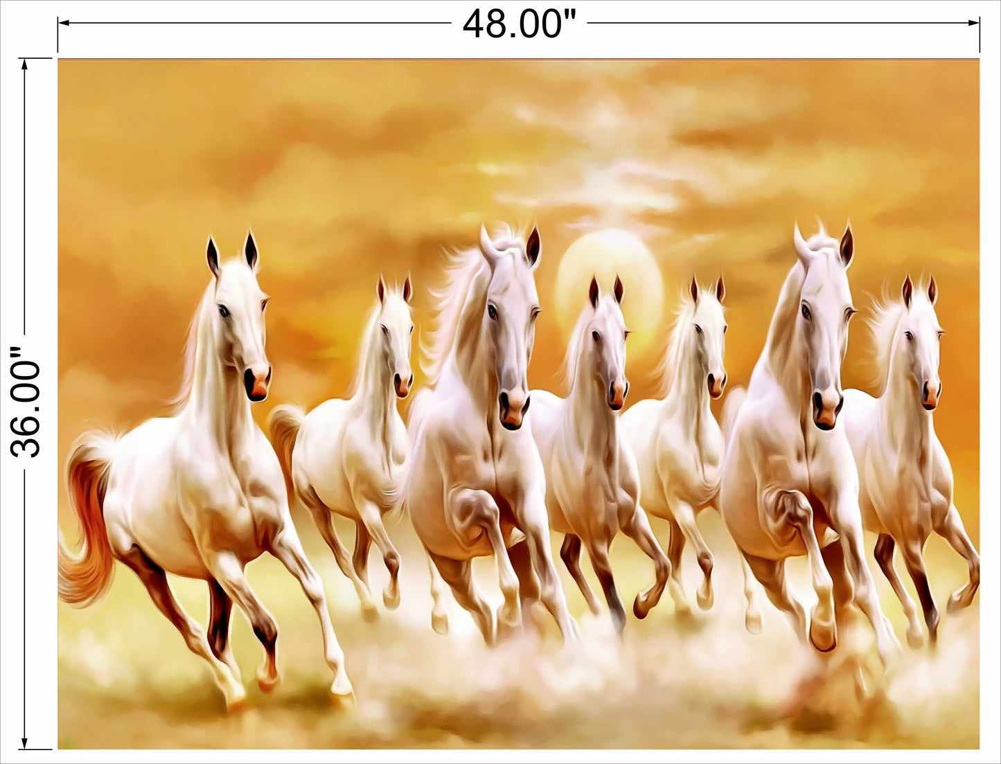 flip 7 horses running on soil