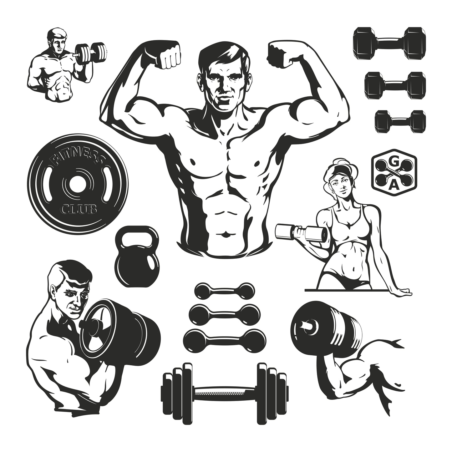 Rise & Rep gym wallpepar