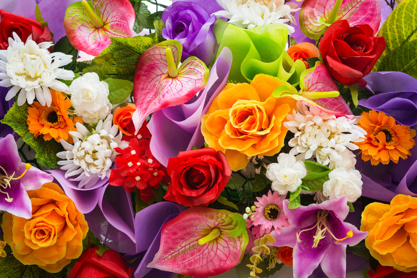 Multi Flower Customized Wallpaper