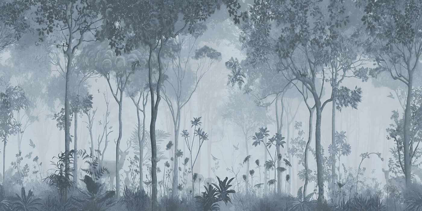 Tropical Black And White Theme Wallpaper