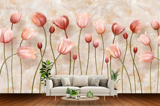 Tulip Flower Customized Wallpaper