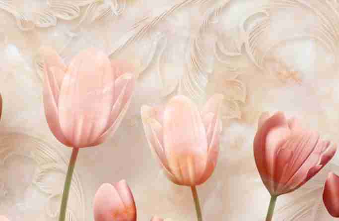 Tulip Flower Customized Wallpaper