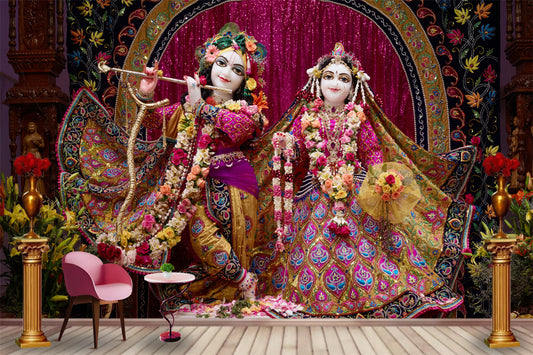 God Collection Iskcon Lord Radha Krishna Wallpaper