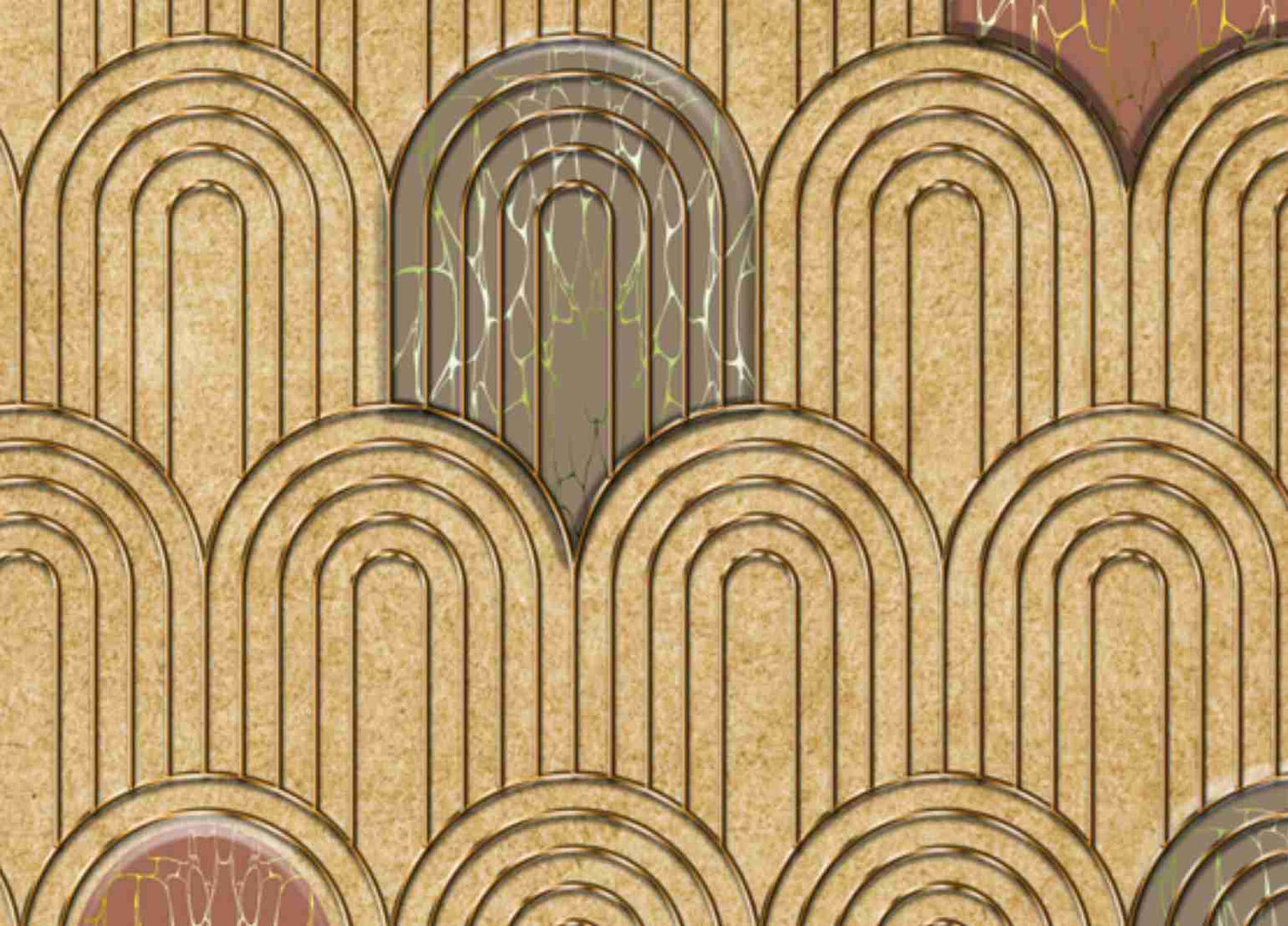 Geometric Positive Angular Pattern Wallpaper