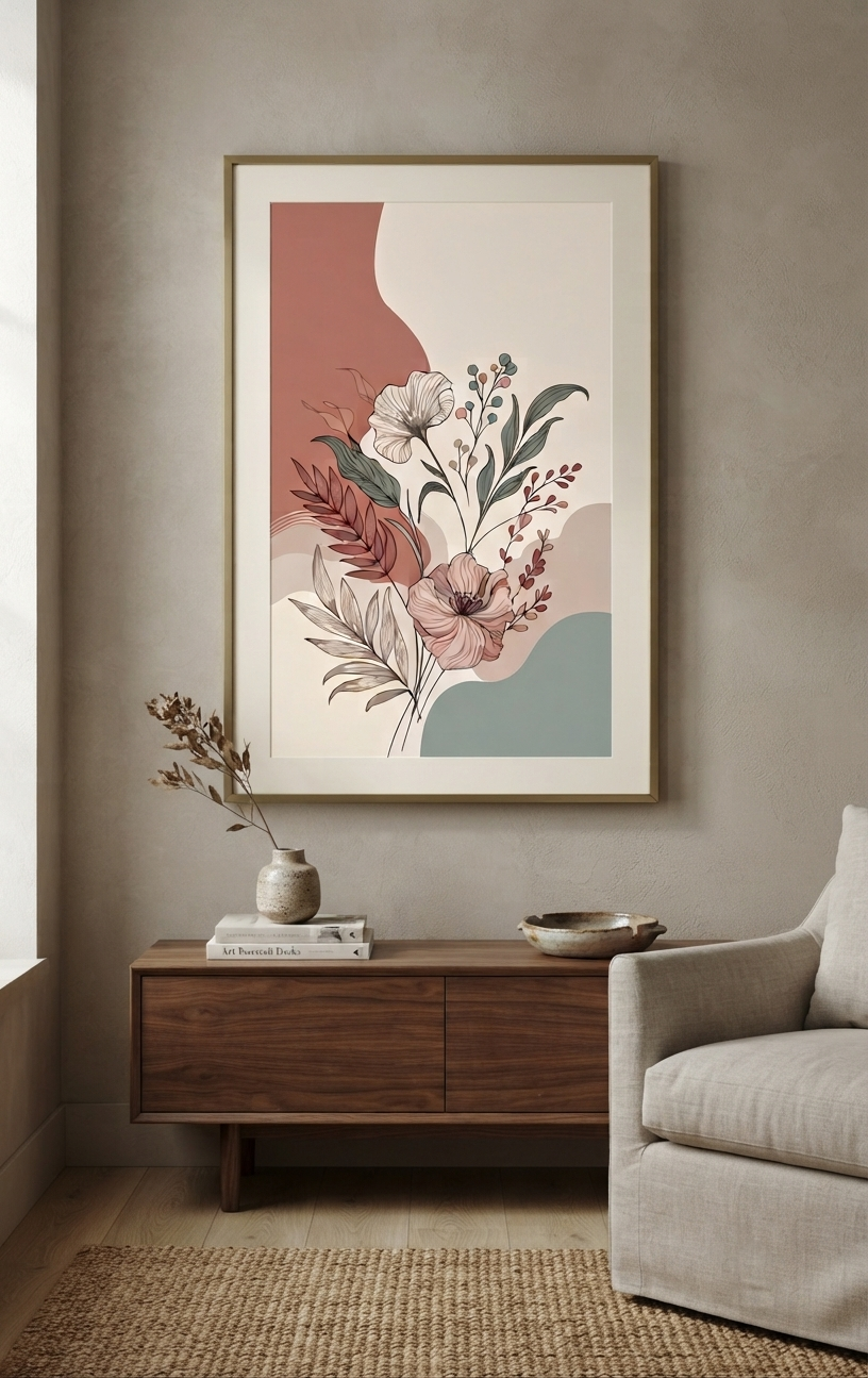 Misty Peaks wall art