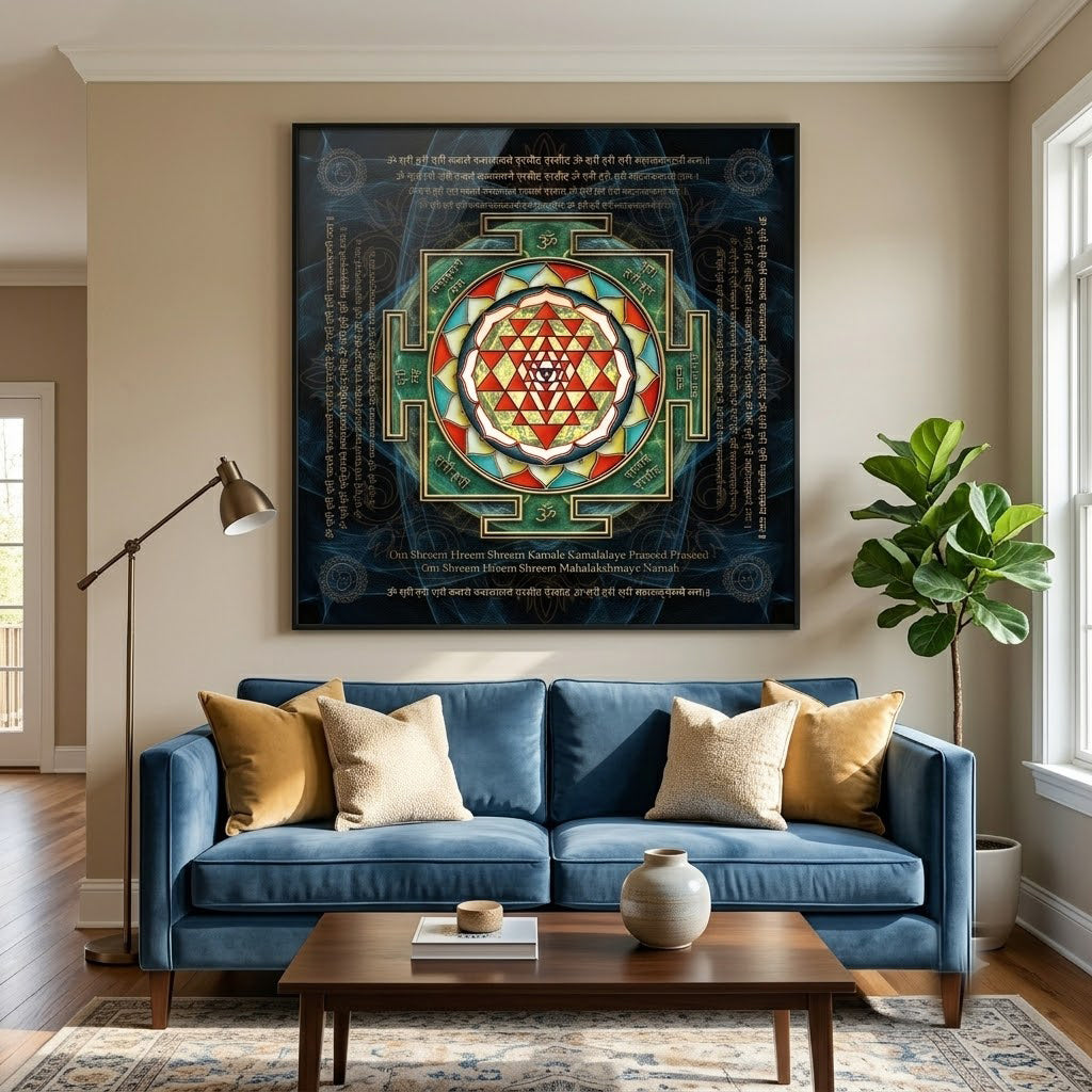 Shree Yantra wall art