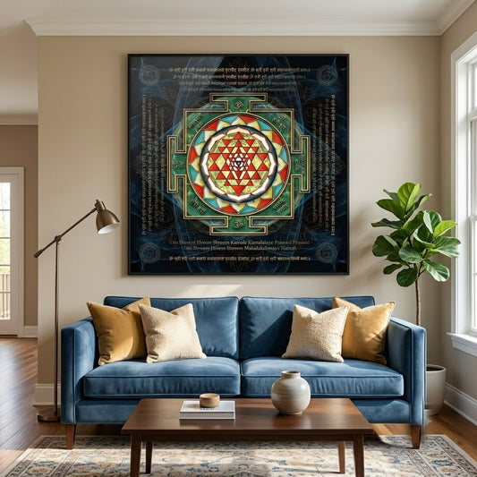 Shree Yantra wall art