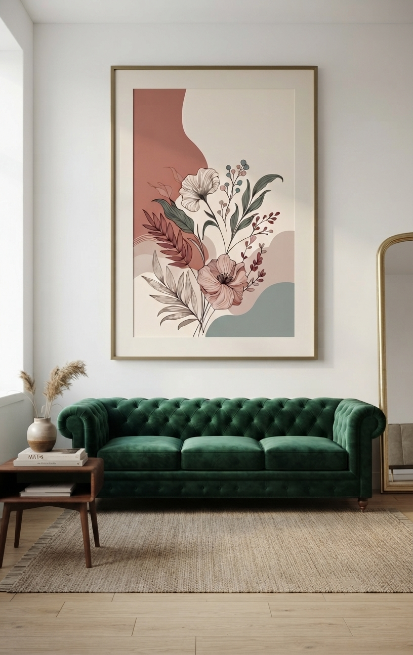 Misty Peaks wall art