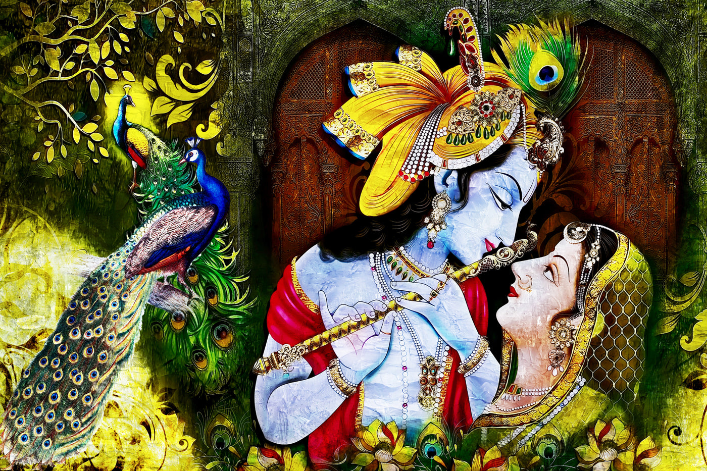 God Collection Radha krishna Hd  Wallpaper