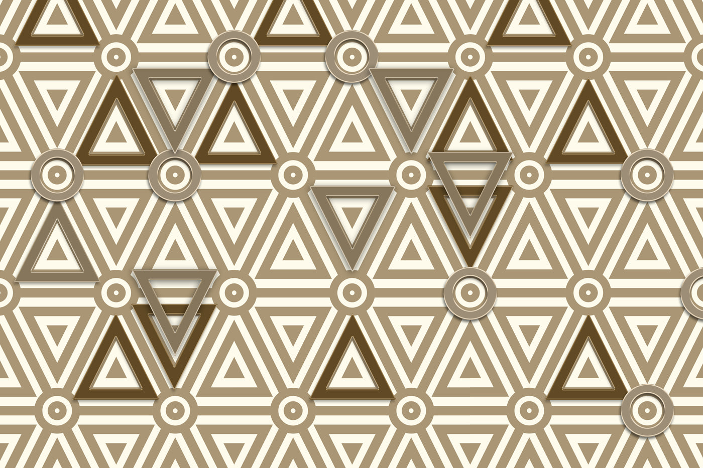 Geometric Illusion Triangle Wallpaper