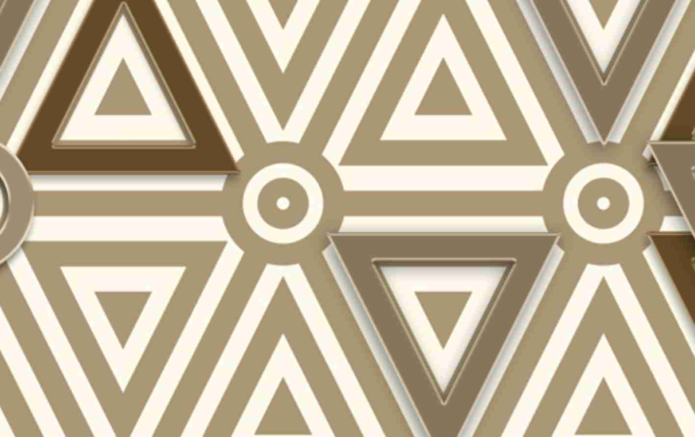 Geometric Illusion Triangle Wallpaper