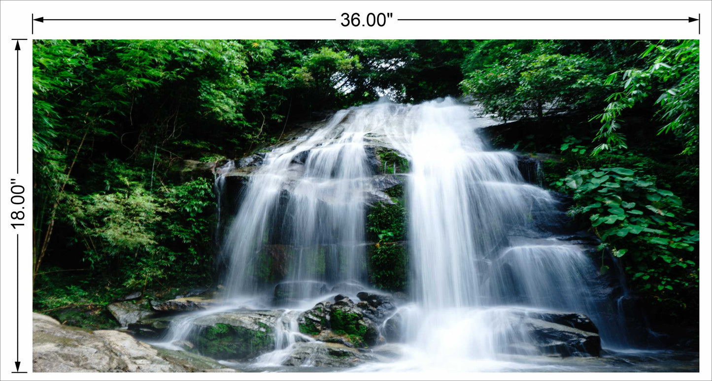 Watterfall With Full White Water
