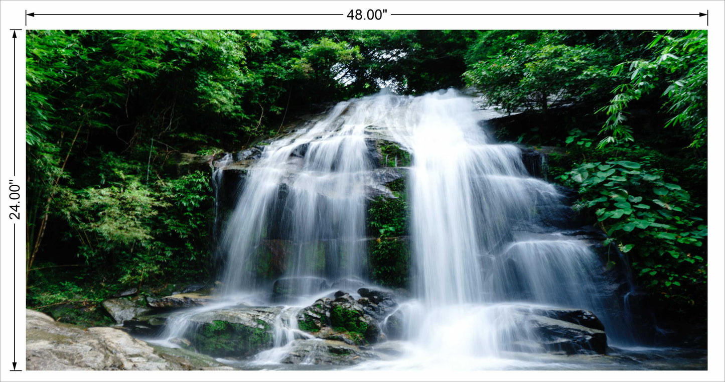 Watterfall With Full White Water