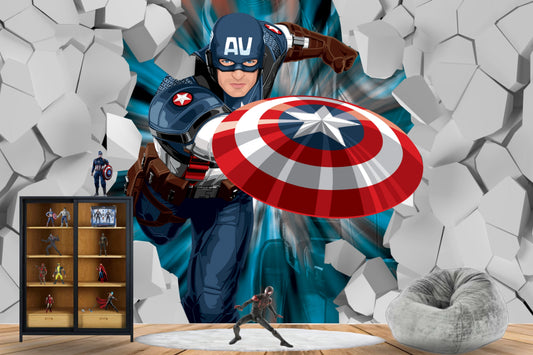 Captain America 3D Wallpaper