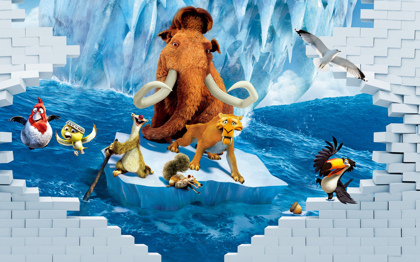 ICE AGE Village 3D Wallpaper