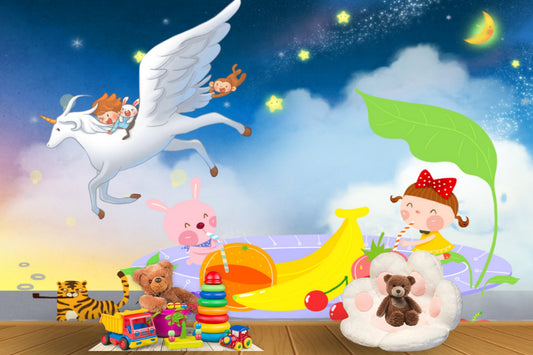 Unicorn Story Customized Wallpaper