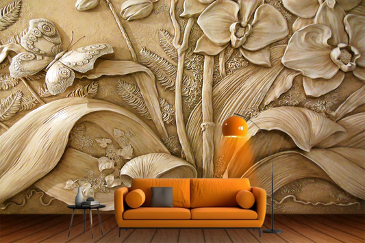 Tropical Tree Mural Wallpaper