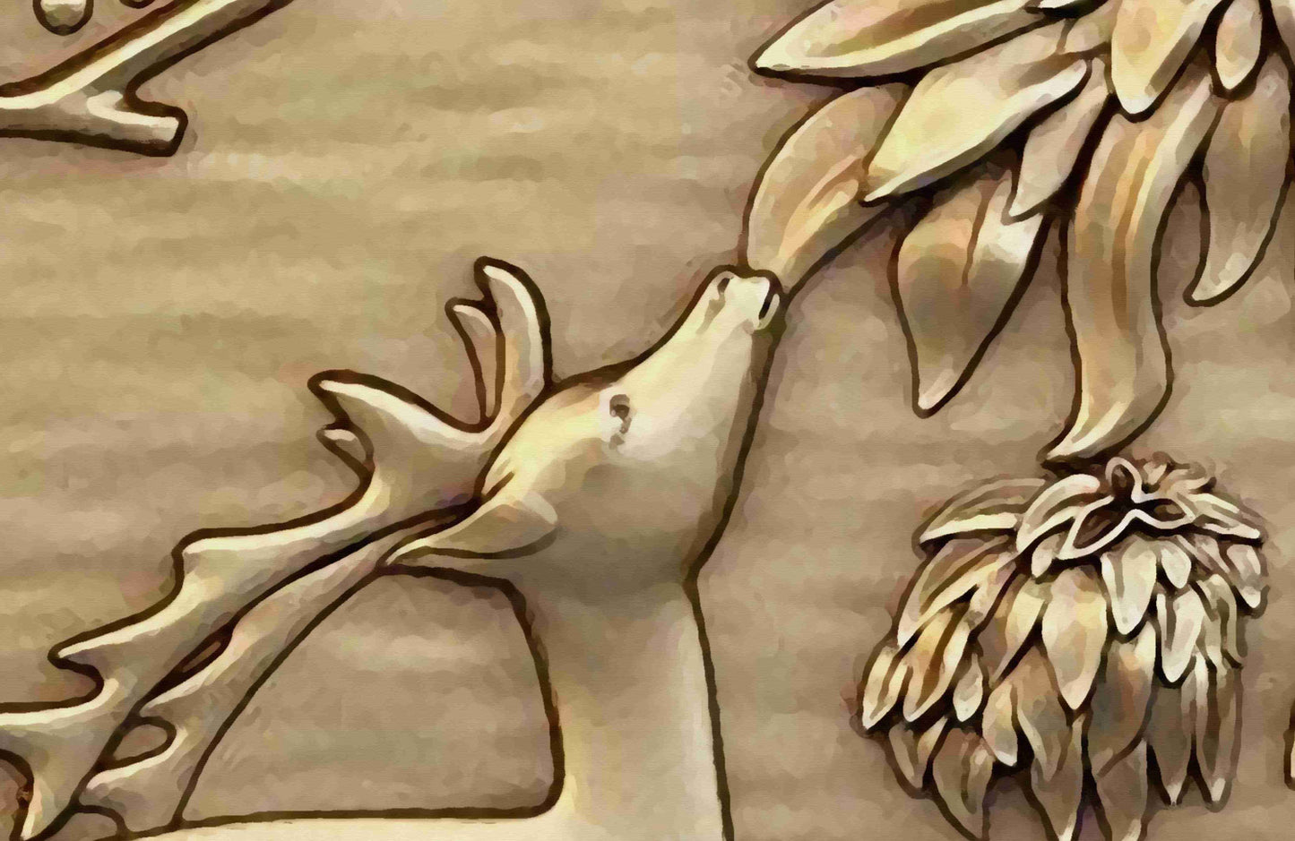 mural Deer Collection Wallpaper