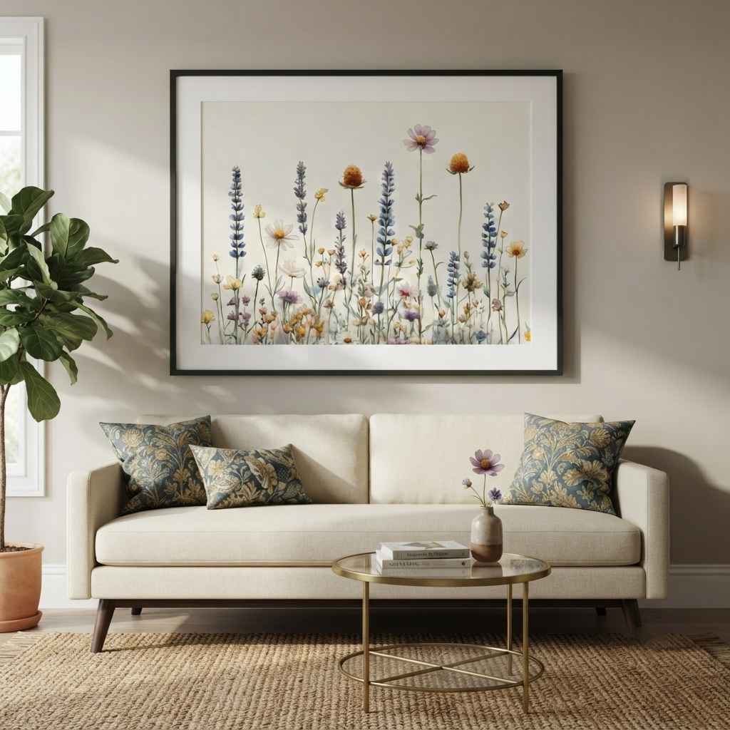 Palm & Flora wall art