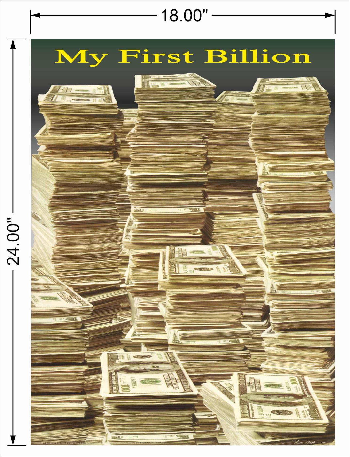 My First Billion Wall Art