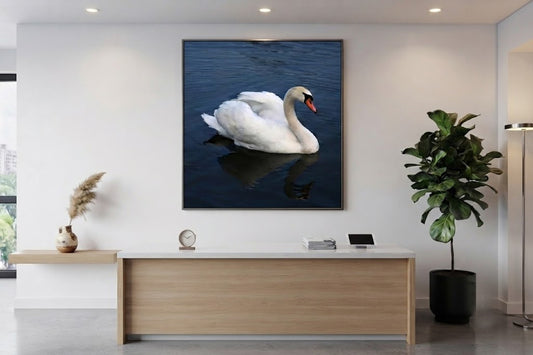 White Flamingo Wall art