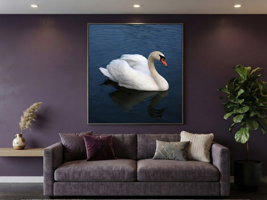 White Flamingo Wall art