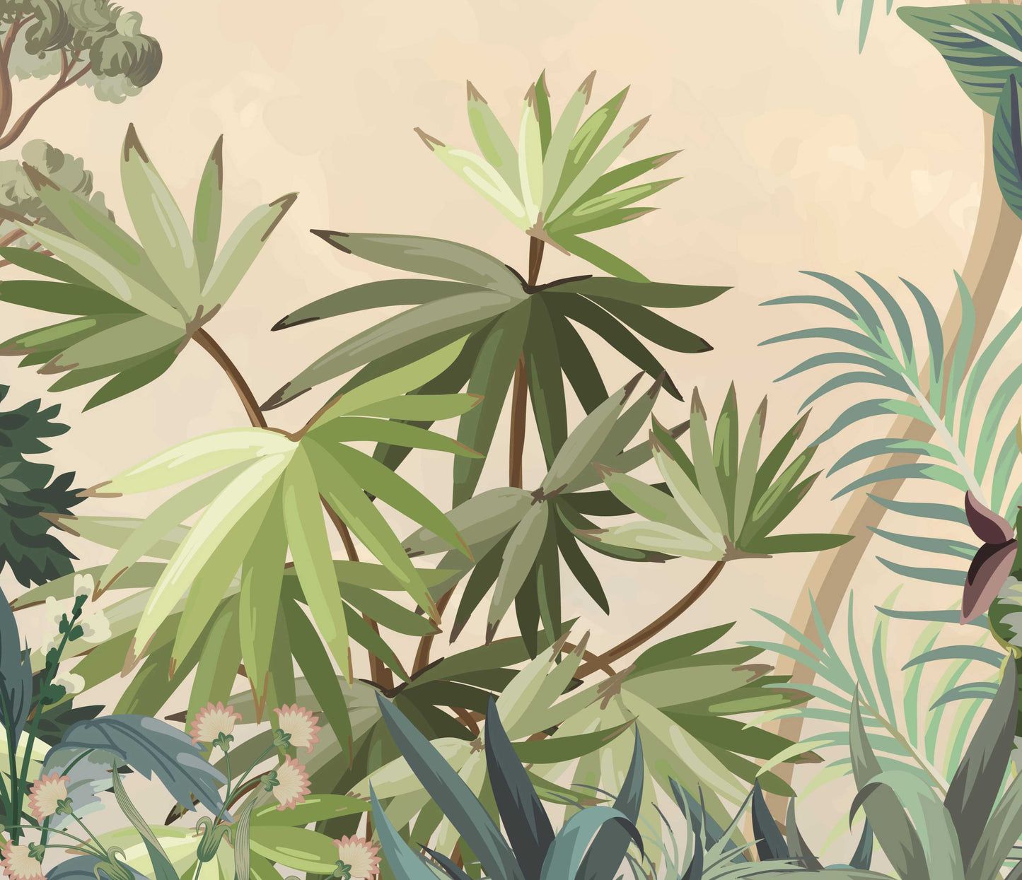 Swaying Palms Tropical